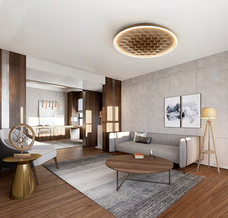 Cevynira Texturé Bronze Applique Plafond