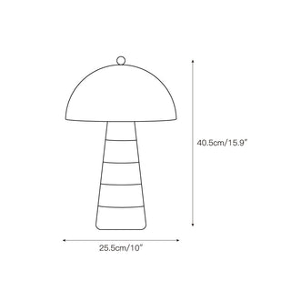 Ollie Lampe à Poser en Marbre