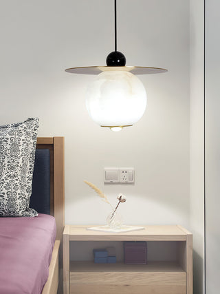 Alvarel Suspension Moderne Cordon Laiton Albâtre