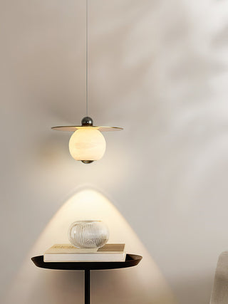 Alvarel Suspension Moderne Cordon Laiton Albâtre