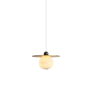 Alvarel Suspension Moderne Cordon Laiton Albâtre