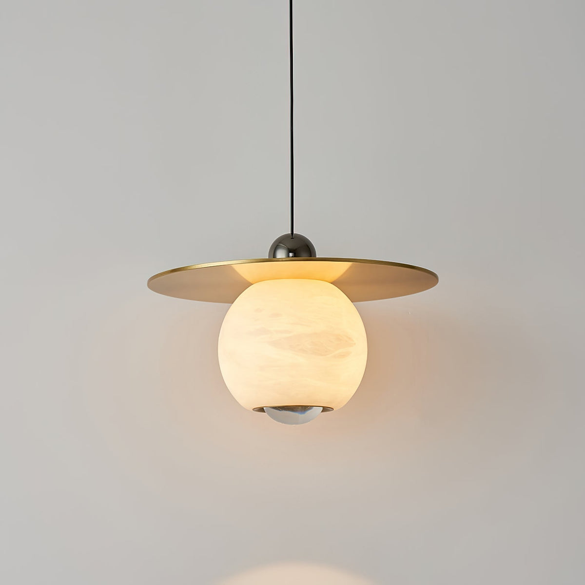 Alvarel Suspension Moderne Cordon Laiton Albâtre
