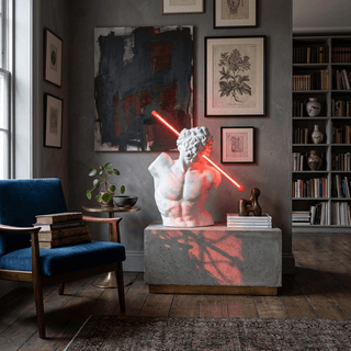 Helios Strike Sculpture Lamp-Neutral Decor