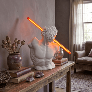 Helios Strike Sculpture Lamp-Neutral Decor