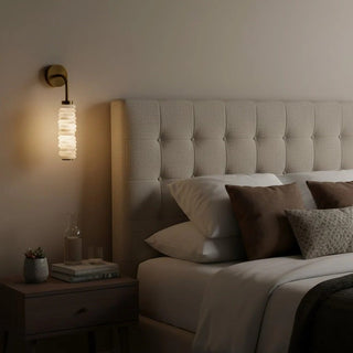 Helix Alabaster Wall Lamp-Neutral Decor