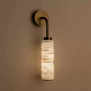 Helix Alabaster Wall Lamp-Neutral Decor