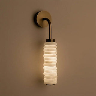 Helix Alabaster Wall Lamp-Neutral Decor