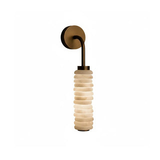 Helix Alabaster Wall Lamp-Neutral Decor