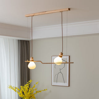 Votheor Suspension Moderne Unique Corde Verre