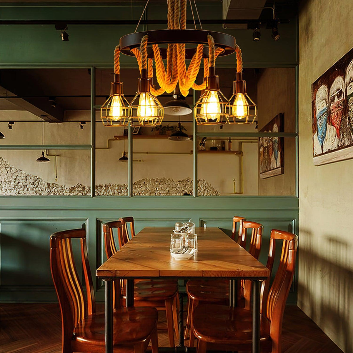 Oreneira Lustre en Corde de Chanvre Industriel