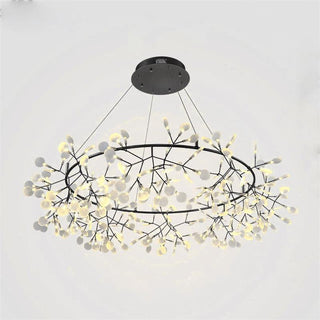 Arthearae Lustre Métal Acrylique Rond Luxe Postmoderne
