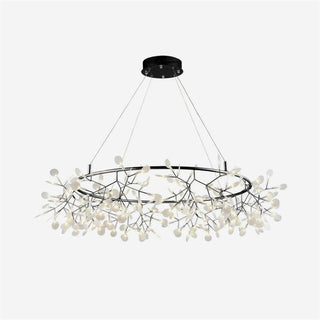 Arthearae Lustre Métal Acrylique Rond Luxe Postmoderne