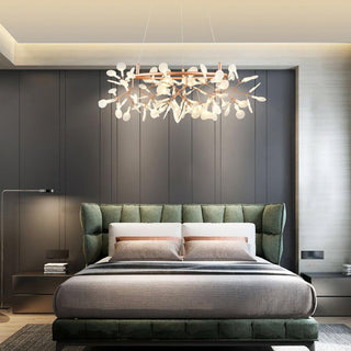 Arthearae Lustre Métal Acrylique Rond Luxe Postmoderne