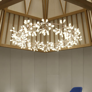 Arthearae Lustre Métal Acrylique Rond Luxe Postmoderne
