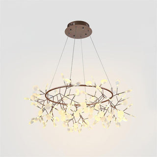 Arthearae Lustre Métal Acrylique Rond Luxe Postmoderne