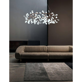 Arthearae Lustre Métal Acrylique Rond Luxe Postmoderne