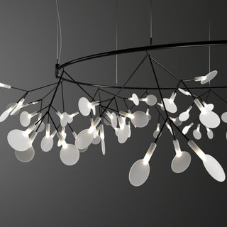 Arthearae Lustre Métal Acrylique Rond Luxe Postmoderne