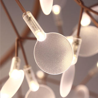 Arthearae Lustre Métal Acrylique Rond Luxe Postmoderne