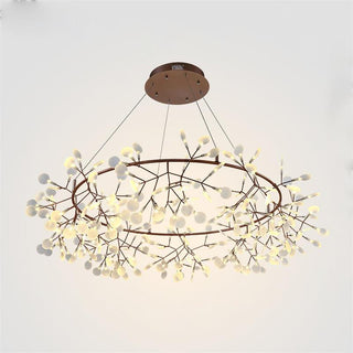 Arthearae Lustre Métal Acrylique Rond Luxe Postmoderne