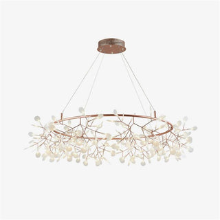 Arthearae Lustre Métal Acrylique Rond Luxe Postmoderne