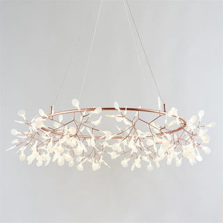 Arthearae Lustre Métal Acrylique Rond Luxe Postmoderne