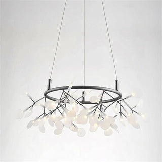 Arthearae Lustre Métal Acrylique Rond Luxe Postmoderne