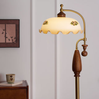 Volorel Lampadaire en Verre Vintage