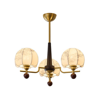Acarira Lustre Bois Tissu Art Nordique Premium Bloom