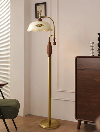 Volorel Lampadaire en Verre Vintage