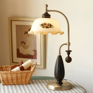 Sylorette Bois Vintage Lampe de Table