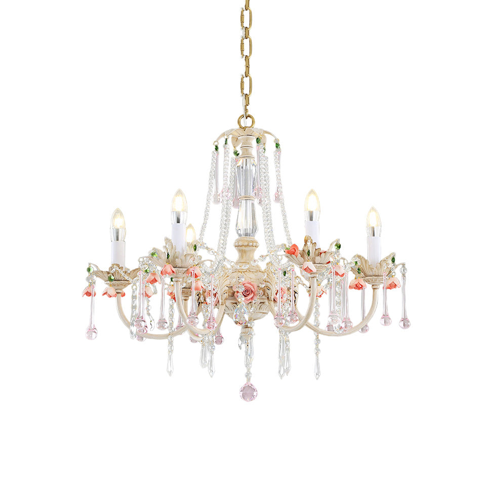 Cusoren Lustre Postmoderne De Luxe Céramique Rose