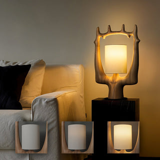 Roise Lampe de Table en Bois Nature