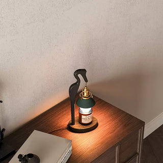 Cyn Lampe de Table Artistique Bois