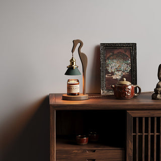 Cyn Lampe de Table Artistique Bois