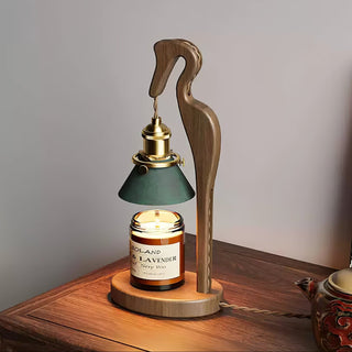 Cyn Lampe de Table Artistique Bois