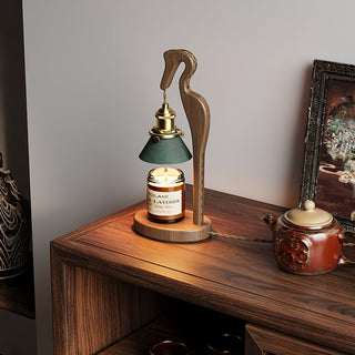 Cyn Lampe de Table Artistique Bois