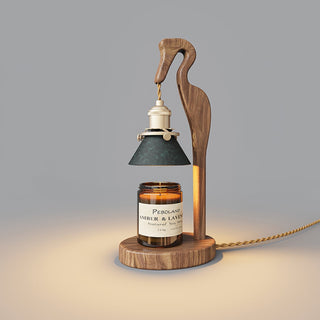 Cyn Lampe de Table Artistique Bois