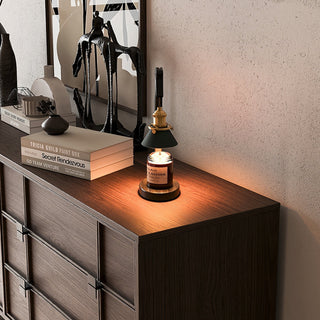 Cyn Lampe de Table Artistique Bois