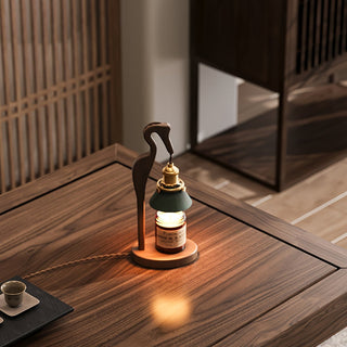 Cyn Lampe de Table Artistique Bois