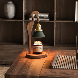 Cyn Lampe de Table Artistique Bois