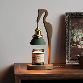 Cyn Lampe de Table Artistique Bois
