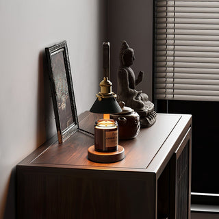 Cyn Lampe de Table Artistique Bois