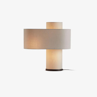 Eurvenil Lampe de Table en Tissu Minimaliste