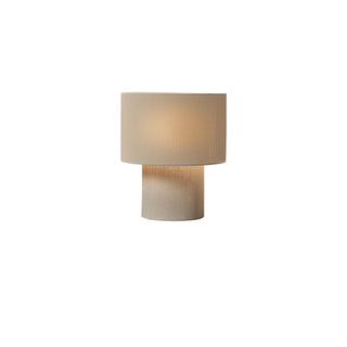 Kaleb Minimalist Fabric Table Lamp-Neutral Decor