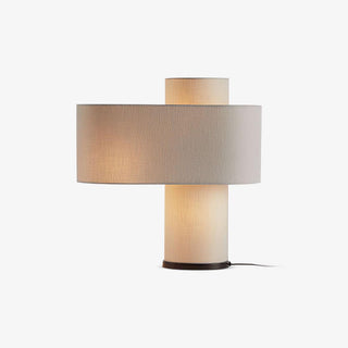 Eurvenil Lampe de Table en Tissu Minimaliste