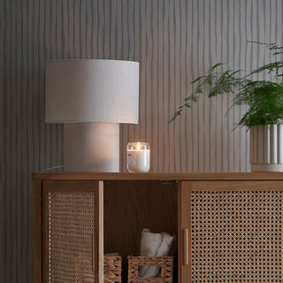 Kaleb Minimalist Fabric Table Lamp-Neutral Decor