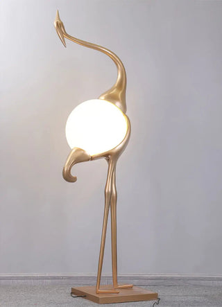 Uraearae Crane Shaped Applique Murale