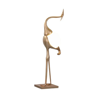 Uraearae Crane Shaped Applique Murale