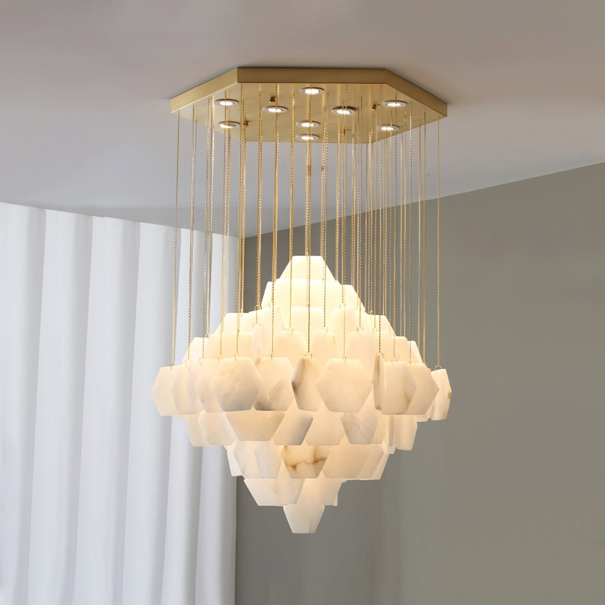 Corelise Lustre de Luxe en Albâtre