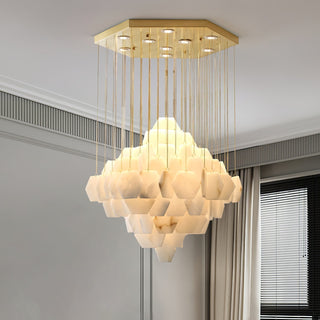 Aurelia Lustre de Luxe en Albâtre
